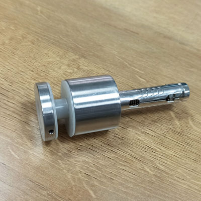 Sistem Pagar Kaca Standoff Stainless Steel 304/316 yang Dapat Disesuaikan dengan Diameter 30mm/42.4mm untuk Kaca 8-12mm