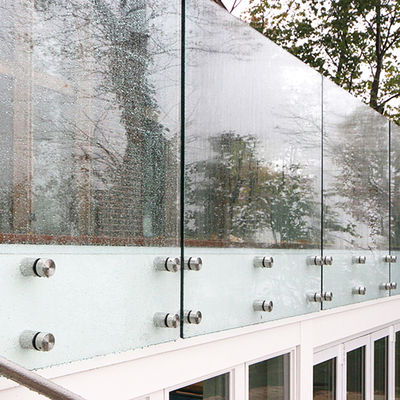 Baut Penahan Kaca Stainless Steel 304 316 Sistem Pemasangan Rel