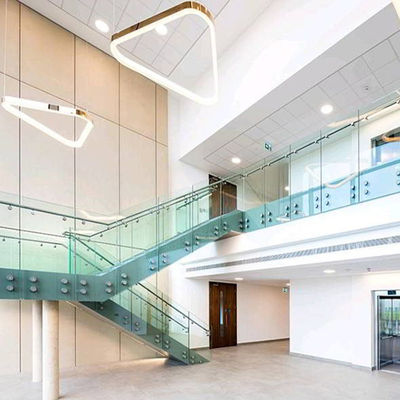 Baut Penahan Kaca Stainless Steel 304 316 Sistem Pemasangan Rel