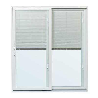 Desain Baru Aluminium Alloy Insulated Glass Inward Swing Casement Windows Dengan Buta Dalam