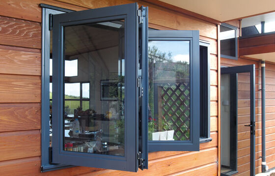 Durable Commercial And Residential Aluminium Double Glazing Foldable Windows