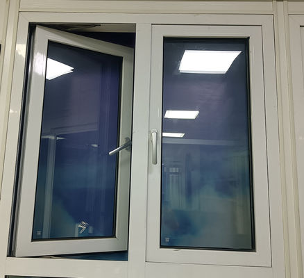 Aluminium Profile Casement Swing Window Laminated Glass Untuk Perumahan