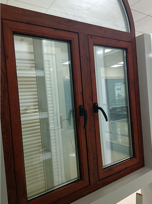 Desain Modern Jendela Dapur Swing Out Dengan Kaca Isolasi Tempered