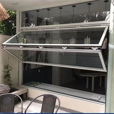 Jendela Aluminium Termal Break Kaca Double Tempered untuk aplikasi serbaguna