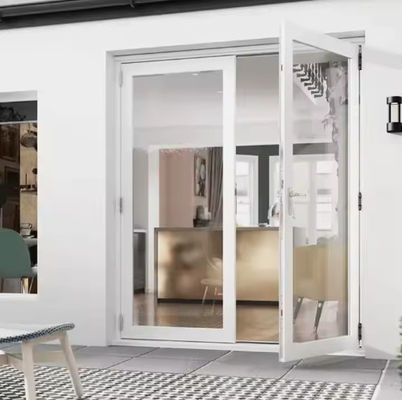Pintu aluminium dan kaca yang dapat disesuaikan untuk permukaan berlapis bubuk kamar mandi